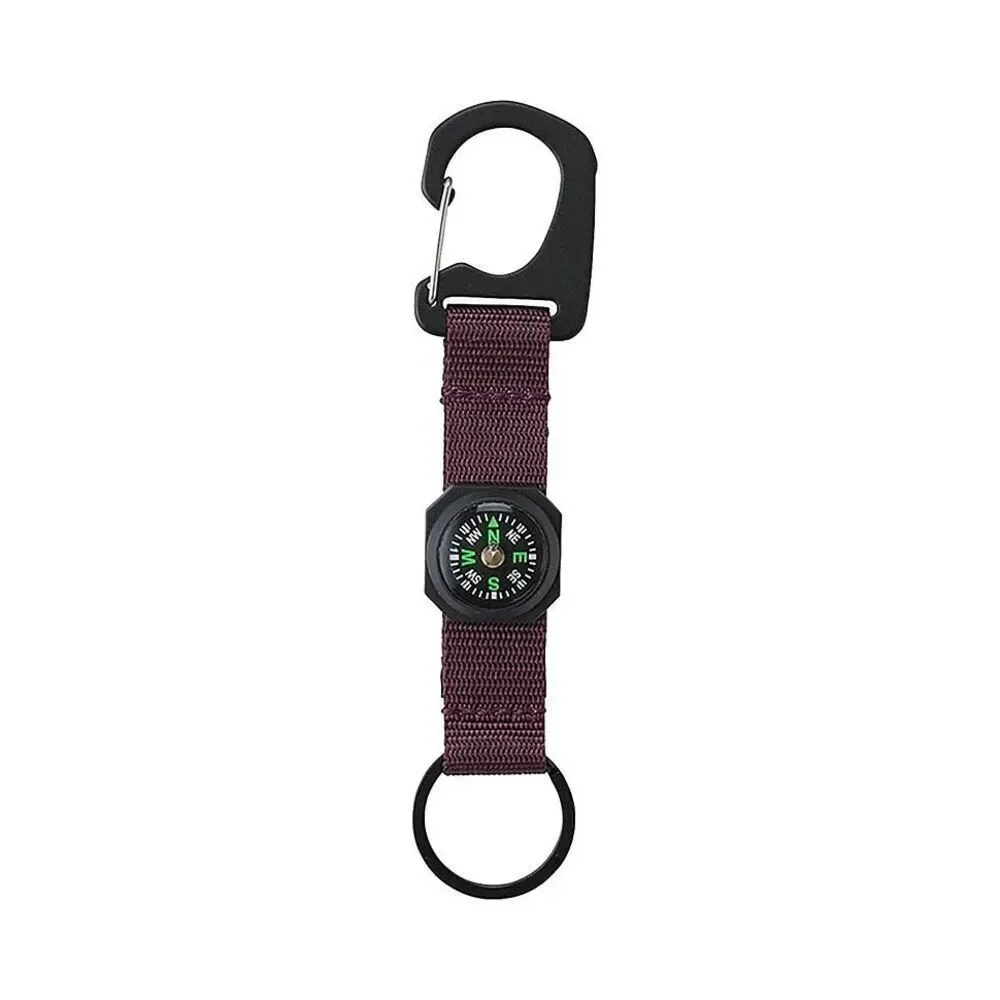 Gramicci Compass Keyring Purple Minimalist Outdoor Keychain w/ Compass New